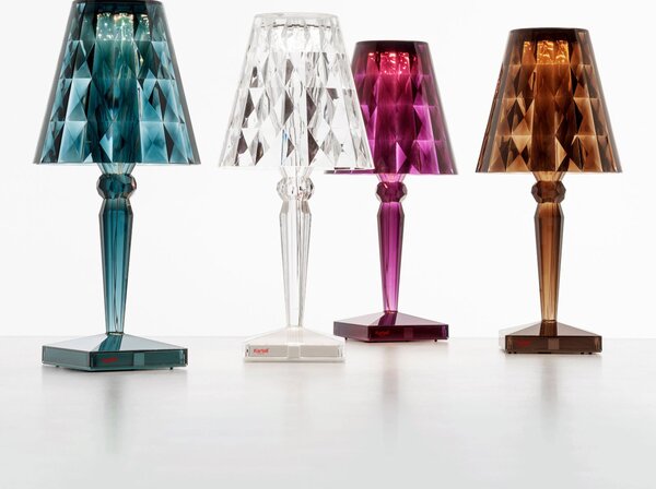 Venkovní svítidla Kartell, Big Battery, stmívatelné, Modrá, Obývací pokoj, Plast, Design