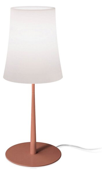 Stolní lampa Foscarini, Birdie Easy Grande, Červená, Obývací pokoj, Kov, Design
