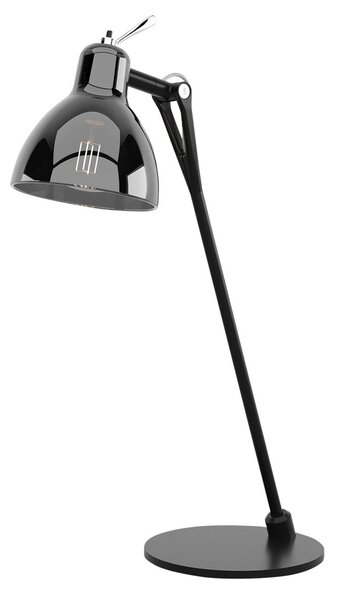 Stolní lampa Rotaliana, Luxy T0 Glam, Černá, Obývací pokoj, Kov, Design