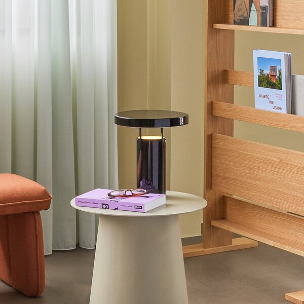 Stolní lampa Hübsch, BringMe, stmívatelné, Černá, Terasa, Kov