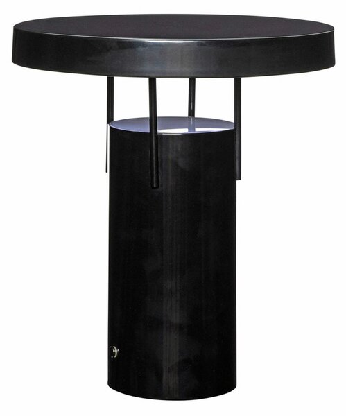 Stolní lampa Hübsch, BringMe, stmívatelné, Černá, Terasa, Kov