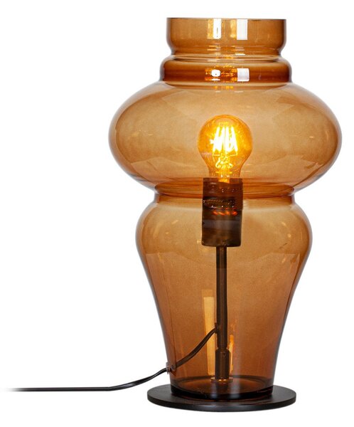 Stolní lampa By Rydéns, Dolores, Hnědá / Rezavá, Obývací pokoj, Sklo, Skandinávský