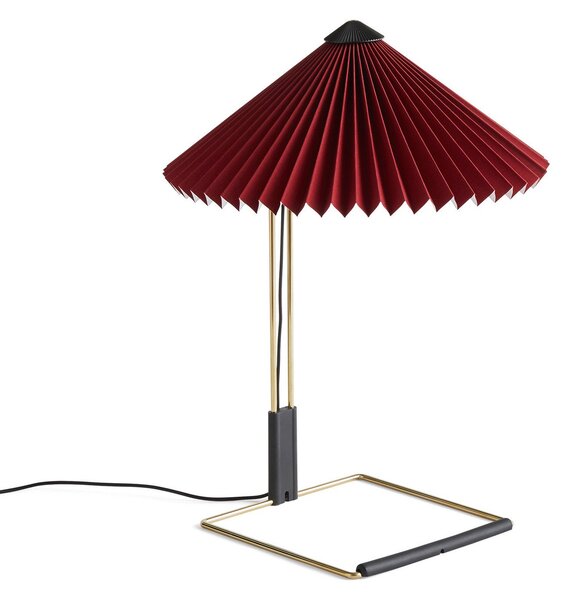 Stolní lampa HAY, Matin 300, stmívatelné, Červená, Obývací pokoj, Kov, Design