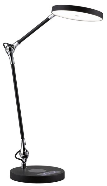 Stolní lampa Paulmann, Numis, stmívatelné, Černá, Pracovna, Kov, Moderní