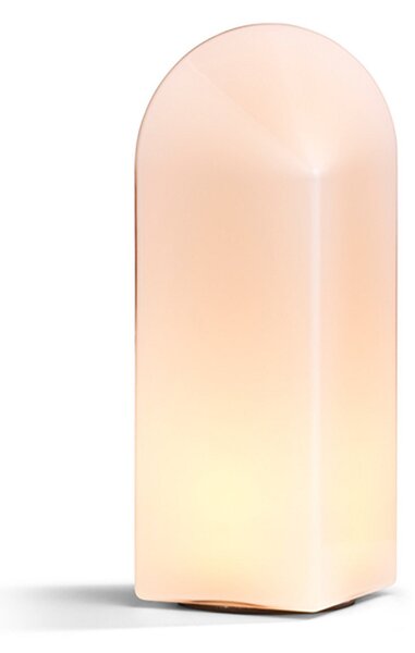 Stolní lampa HAY, Parade, stmívatelné, Pudrová, Obývací pokoj, Sklo, Design