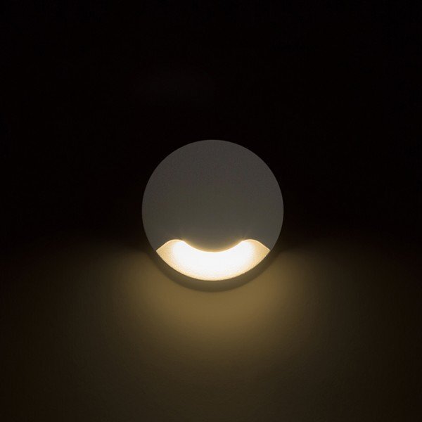 RED R12613 KICK I zápustná bílá 230V LED 1W IP54 3000K - RED - DESIGN RENDL