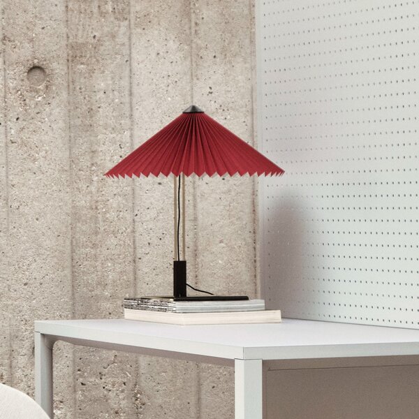 Stolní lampa HAY, Matin 300, stmívatelné, Červená, Obývací pokoj, Kov, Design