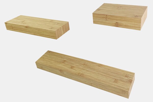Sinsay - Sada nástěnných polic 3 pack - béžová