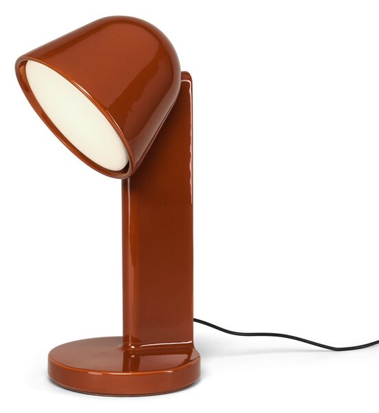Stolní lampa FLOS, Céramique Down, stmívatelné, Červená, Obývací pokoj, Keramika, Design