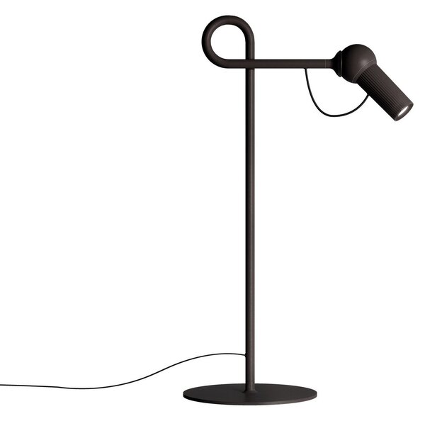 Stolní lampa kdln, Bird, stmívatelné, Černá, Obývací pokoj, Kov