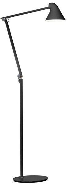 Stojací Lampa Louis Poulsen, NJP, stmívatelné, Černá, Obývací pokoj, Kov, Design