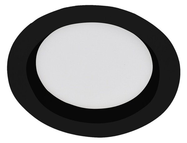 KHL K53300.01.RF.BK-BK.OP.ST.8.30 Svítidlo zápustné LACUS BLACK LED IP44 7W 3000K 686lm 108mm - KOHL-Lighting (starý kód: KHL K53300.BK.3K)