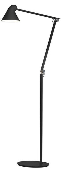 Stojací Lampa Louis Poulsen, NJP, stmívatelné, Černá, Obývací pokoj, Kov, Design