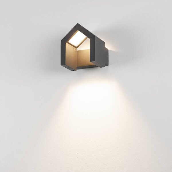 LA 1000797 BONA venkovní nástěnné svítidlo, LED, IP54, antracit, 3000K - BIG WHITE (SLV)