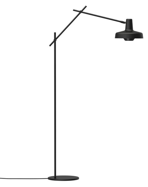Stojací Lampa GRUPA, Arigato, Černá, Pracovna, Kov