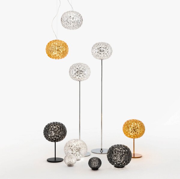 Stojací Lampa Kartell, Planet, stmívatelné, Transparentní, Obývací pokoj, Plast, Design