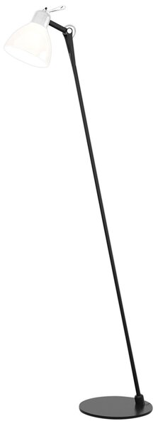 Stojací Lampa Rotaliana, Luxy F0 Glam, Černá, Obývací pokoj, Kov, Design