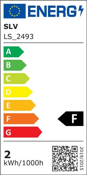 LA 1000574 FRAME LED 230V CURVE, LED nástěnné vestavné svítidlo, 2700K - BIG WHITE (SLV)