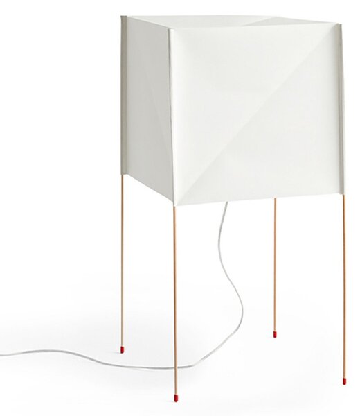 Stojací Lampa HAY, Pper Cube, Bílá, Obývací pokoj, Plast, Design