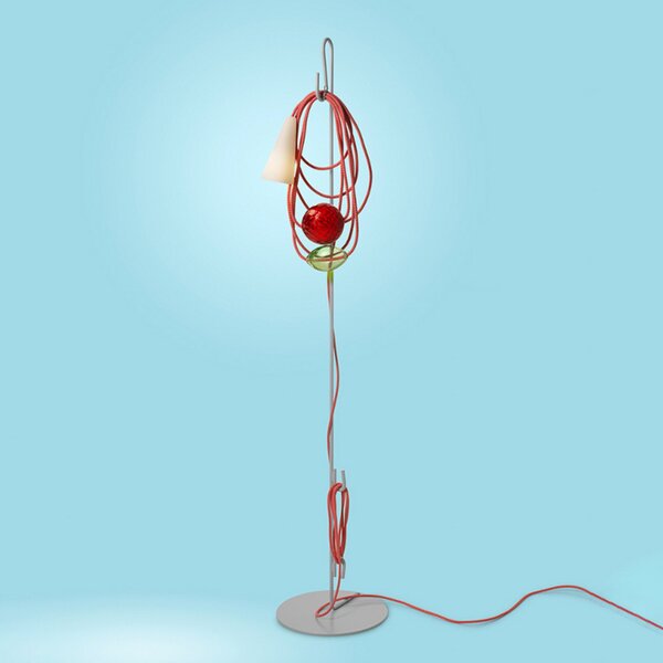 Stojací Lampa Foscarini, Filo, Vícebarevná, Obývací pokoj, Kov, Design