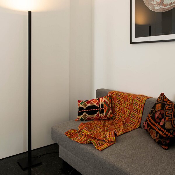 Stojací Lampa Artemide, Ilio Mini, stmívatelné, Černá, Obývací pokoj, Kov, Design