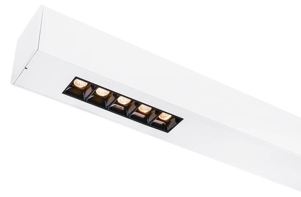 LA 1000685 Q-LINE CL, LED stropní nástavbové svítidlo, 1m, BAP, bílá, 3000K - BIG WHITE (SLV)