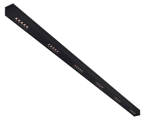 LA 1000692 Q-LINE CL, LED stropní nástavbové svítidlo, 2m, BAP, černá, 3000K - BIG WHITE (SLV)