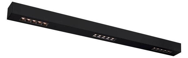 LA 1000686 Q-LINE CL, LED stropní nástavbové svítidlo, 1m, BAP, černá, 3000K - BIG WHITE (SLV)