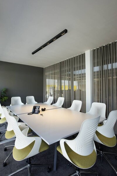 LA 1000692 Q-LINE CL, LED stropní nástavbové svítidlo, 2m, BAP, černá, 3000K - BIG WHITE (SLV)
