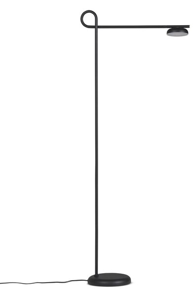 Stojací Lampa Northern, Salto, stmívatelné, Černá, Obývací pokoj, Kov, Design