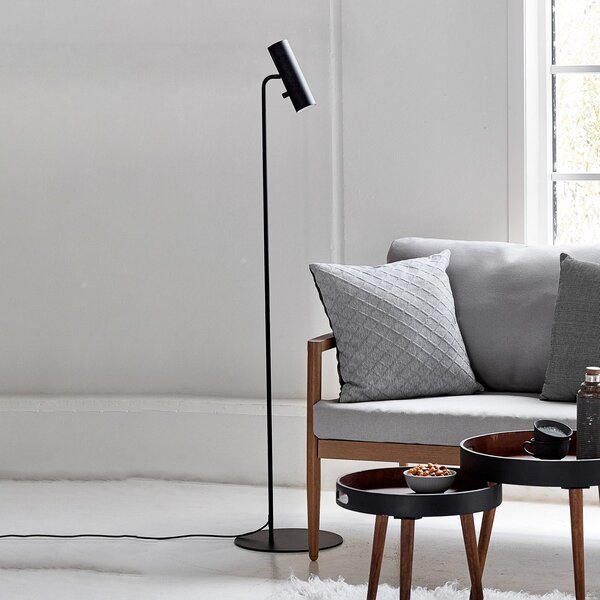 Stojací Lampa DFTP by Nordlux, MIB 6, Černá, Obývací pokoj, Kov, Moderní