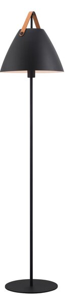 Stojací Lampa DFTP by Nordlux, Strap, Černá, Obývací pokoj, Kov, Skandinávský