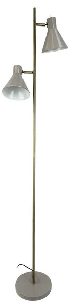 Stojací Lampa Dyberg Larsen, Sleep, Šedá, Obývací pokoj, Kov, Design