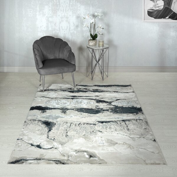 Šedý koberec Beethoven Quartz Rozměry: 80x150 cm