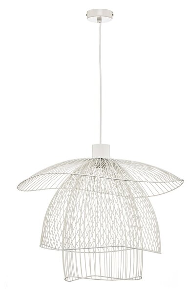 Závěsná svítidlo Forestier, Papillon S, stmívatelné, Bílá, Obývací pokoj, Kov, Design