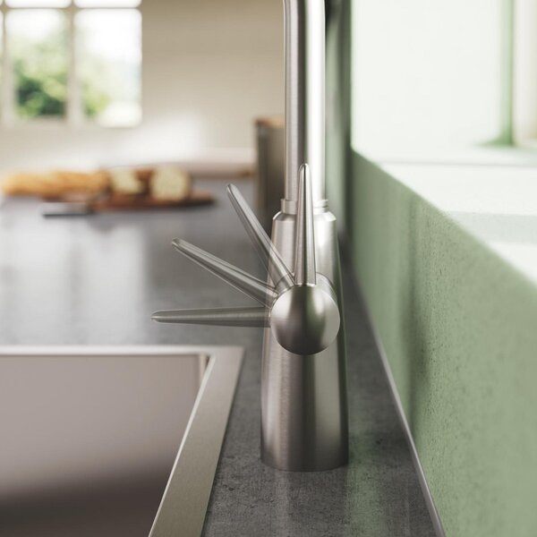GROHE K700U - Nerezový kuchyňský dřez, kartáčovaná nerezová ocel 31574SD1