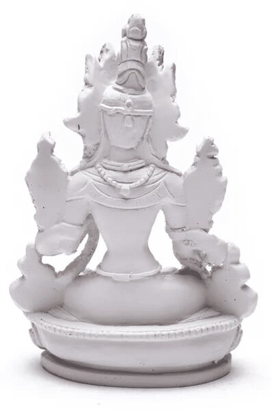 Bílá Tara - žensky Buddha - bílá soška Feng shui