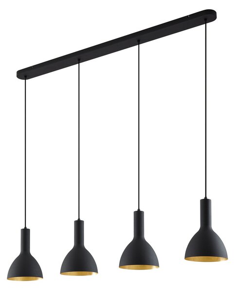 Závěsná svítidlo Arcchio, Cosmina, stmívatelné, Černá, Kuchyně, Kov, Moderní