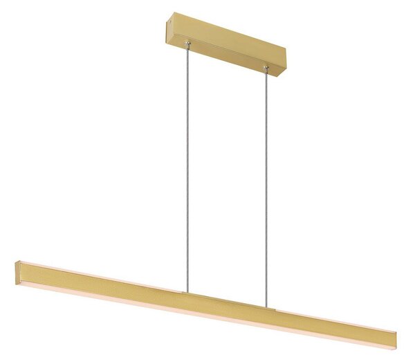 Závěsná svítidlo SLV, One Linear, stmívatelné, Zlatá / mosazná, Kuchyně, Kov, Moderní