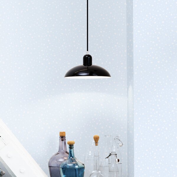 Závěsná svítidlo FRITZ HANSEN, Kaiser Idell 6631-P, stmívatelné, Černá, Obývací pokoj, Kov, Design