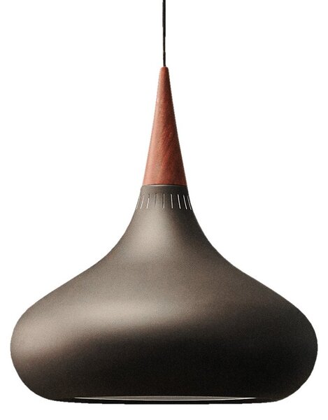 Závěsná svítidlo FRITZ HANSEN, Orient P2, stmívatelné, Černá, Obývací pokoj, Kov, Design
