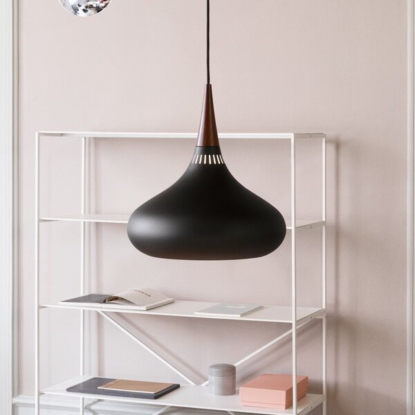 Závěsná svítidlo FRITZ HANSEN, Orient P2, stmívatelné, Černá, Obývací pokoj, Kov, Design