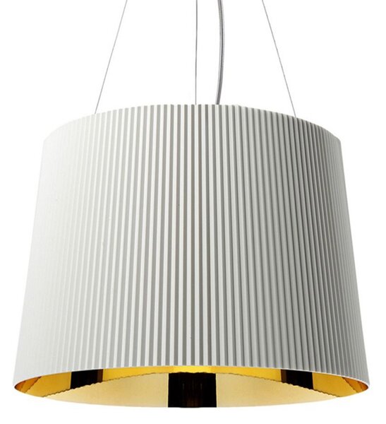 Závěsná svítidlo Kartell, Gé, Bílá, Obývací pokoj, Plast, Design
