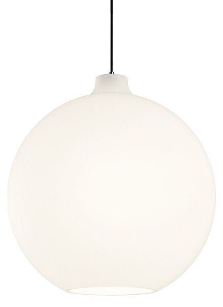Závěsná svítidlo Louis Poulsen, Wohlert, stmívatelné, Bílá, Obývací pokoj, Sklo, Design