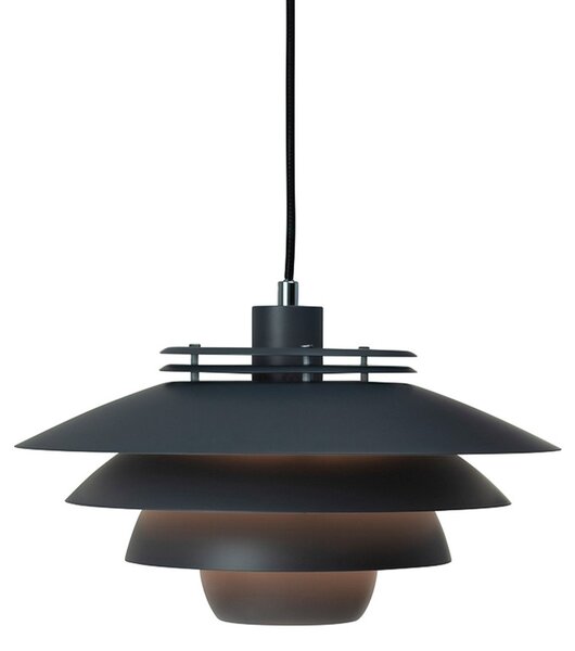 Závěsná svítidlo Dyberg Larsen, Ejka, stmívatelné, Šedá, Obývací pokoj, Kov, Design