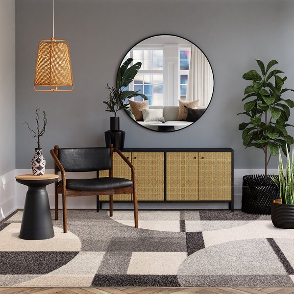 Tribeca Design Kusový koberec Jars Grey Art Deco Rozměry: 80x150 cm