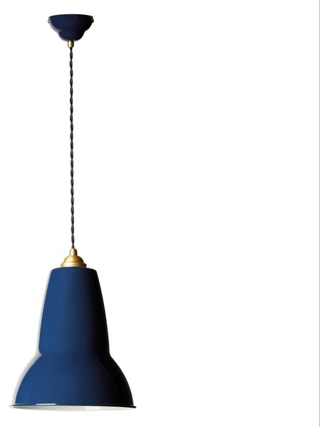 Závěsná svítidlo Anglepoise, Original 1227 Brass Midi, stmívatelné, Modrá, Obývací pokoj, Kov, Design