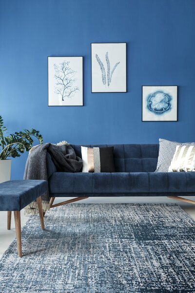 Tribeca Design Kusový koberec Amaro Petrol Blue Rozměry: 120x170 cm