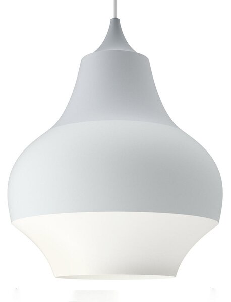 Závěsná svítidlo Louis Poulsen, Cirque, stmívatelné, Šedá, Obývací pokoj, Kov, Design