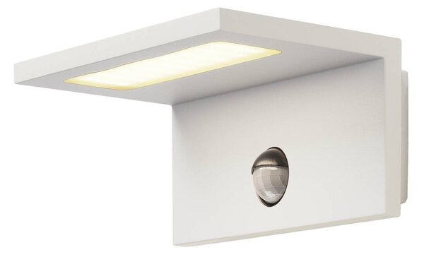 LA 1001970 LED SENSOR WL, LED venkovní nástěnné nástavbové svítidlo, IP44, BÍLÁ, 3000K - BIG WHITE (SLV)